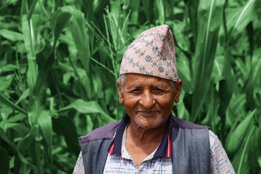 Portrait of an elderly Danish fisherman
