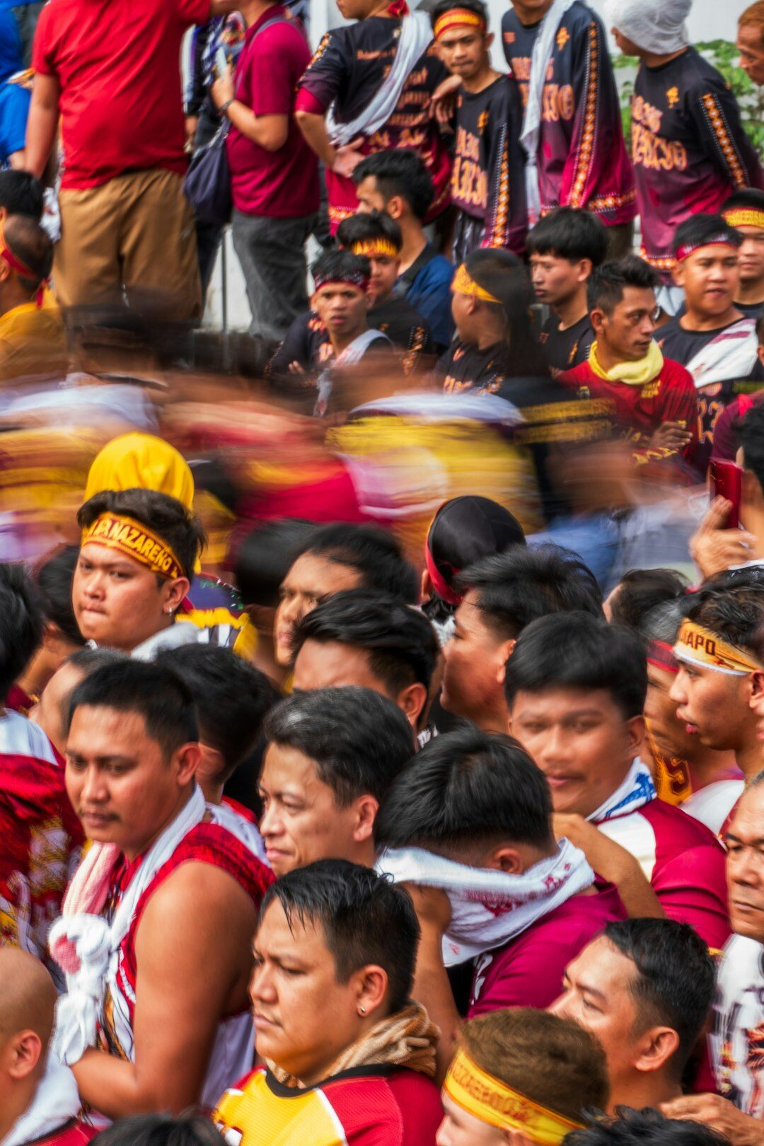 group of locals at festival